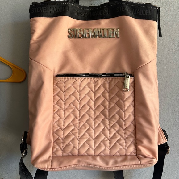 Steve Madden Blush Quilted Backpack - Picture 1 of 3
